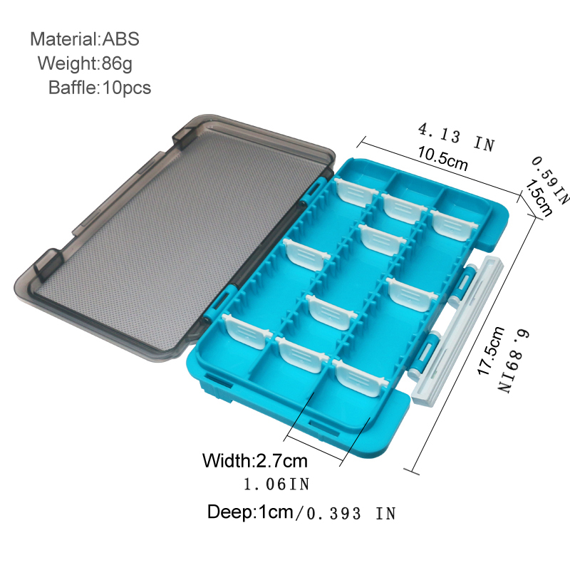 Fishing Tackle Box with Remove - Fishing Lure Spoon ulasan dan harga
