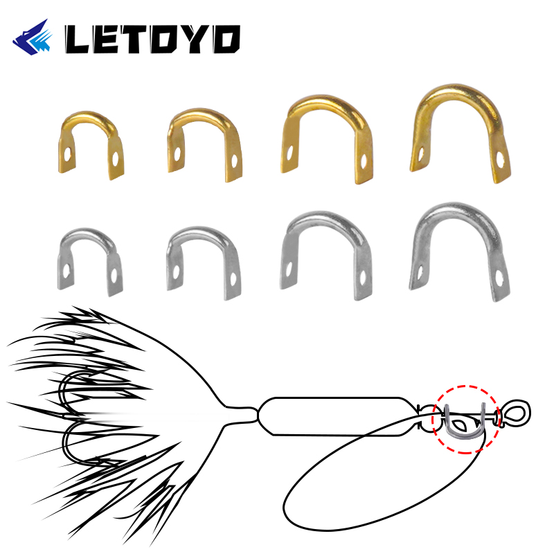 LETOYO 100pcs Folded Clevises  - Fishing Lure Spinner ulasan dan harga