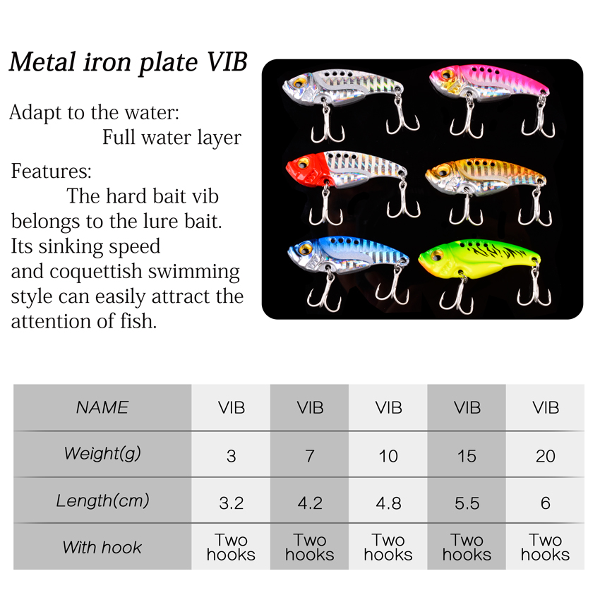 6pc/lot  7/10/15/20G Hard Meta - Fishing Lure Blade Bait ulasan dan harga