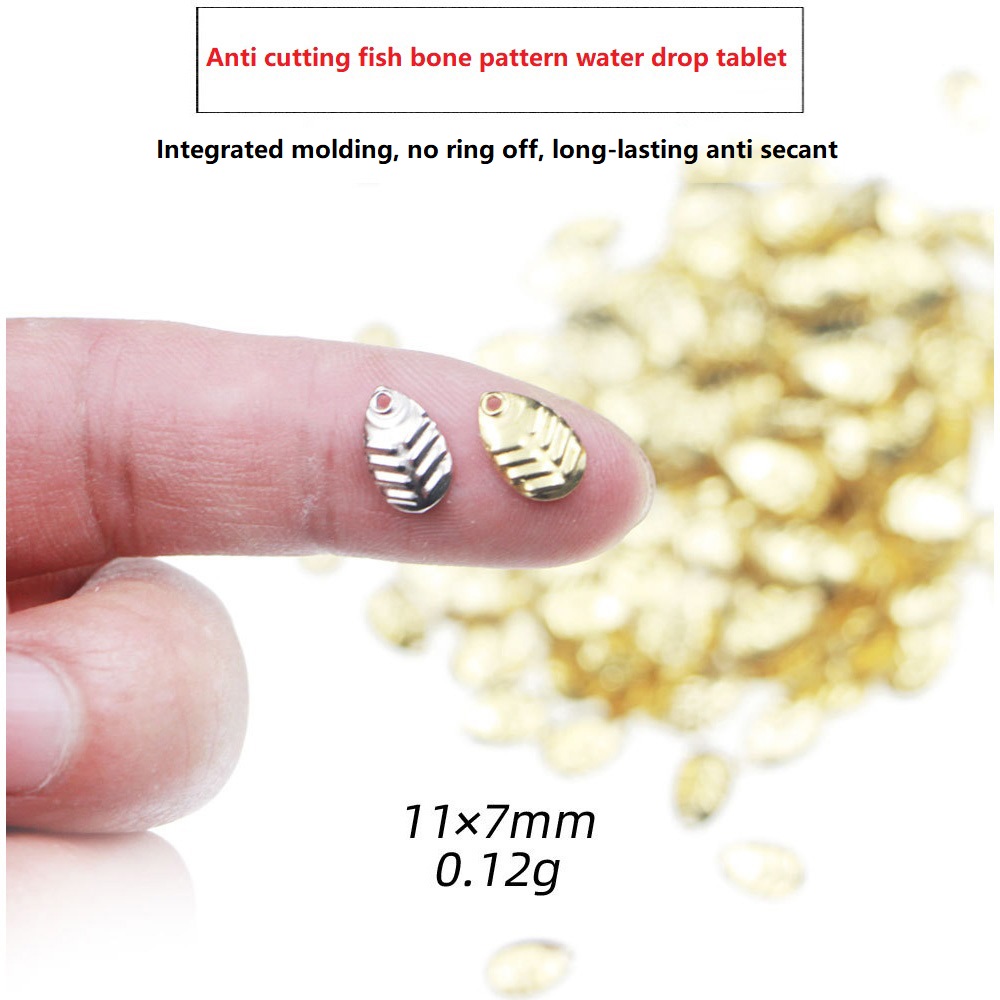 50Pcs/lot DIY Fishing Spinner  - Fishing Lure Spinner ulasan dan harga