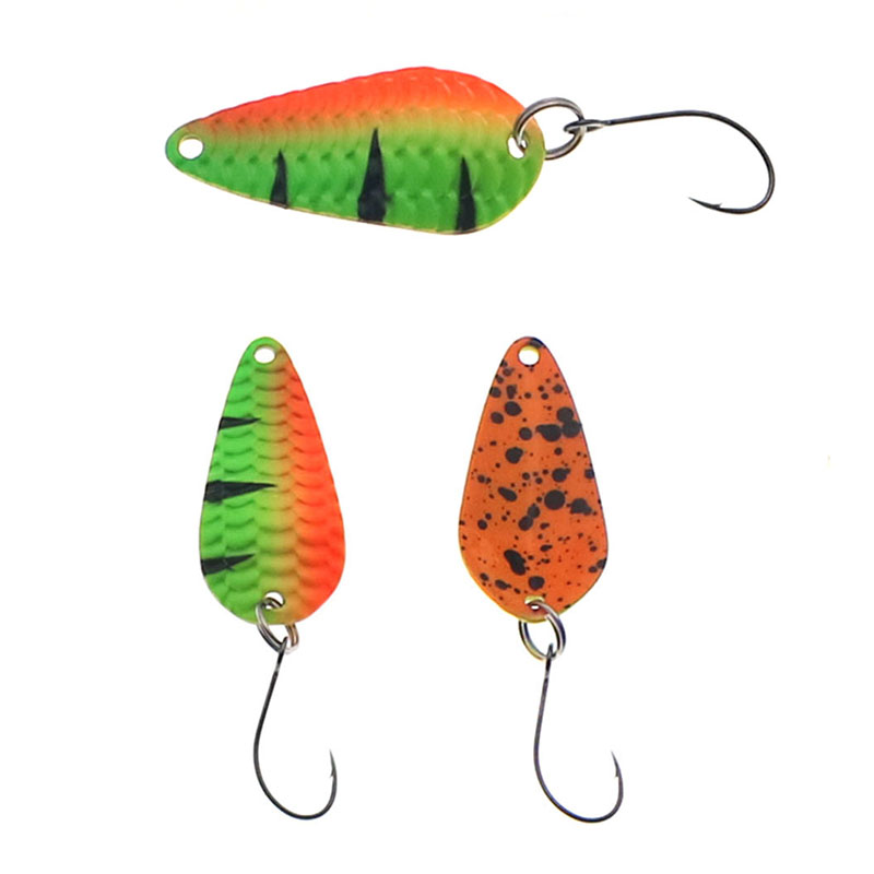 Fishing Trout Spoon Single Hoo - Fishing Lure Spoon ulasan dan harga