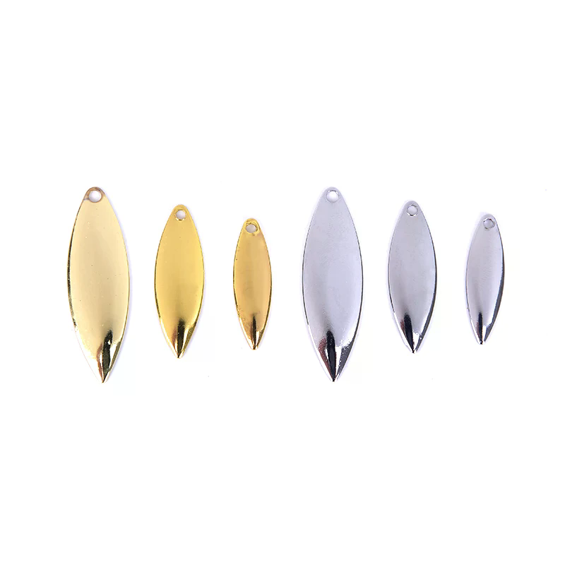 50pcs Willow Spinner Blades Sm - Fishing Lure Blade Bait ulasan dan harga